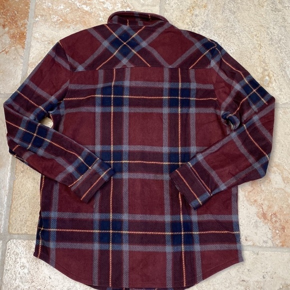 NWT Freedom Foundry Plaid Fleece Lined Shacket Jacket shirt Men’s Unisex Size M - Picture 2 of 12